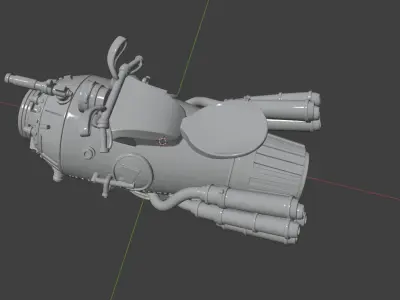 bike-cyberpunk 3D model