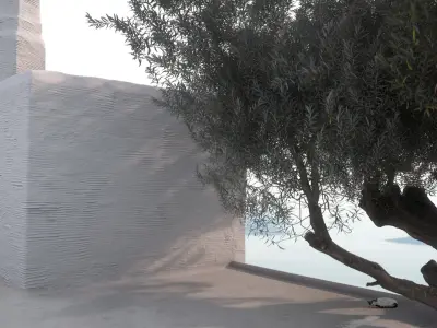 Greek wall - 3D Texture - 400 x 400 cm Seamless scan - 22k 3D model