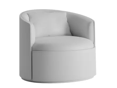 Mere Round Armchair 3D model