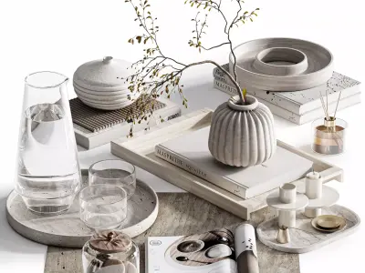 Decorative set11 3D model