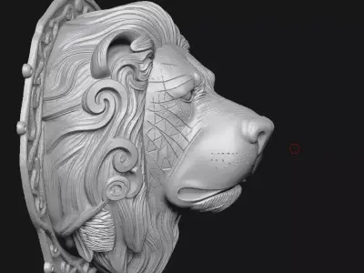dog sculpture 3D print model purchase