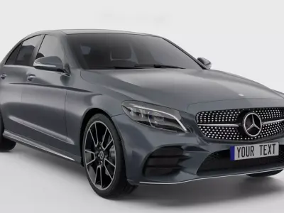 Mercedes-Benz Classe C AMG line Berlina 2018 3D model