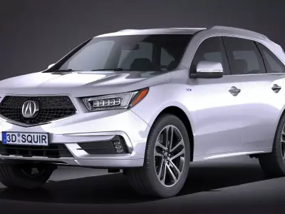 Acura MDX 2017 3D model