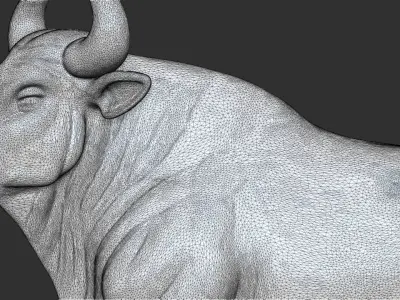 Buffalo Statue  3D print model