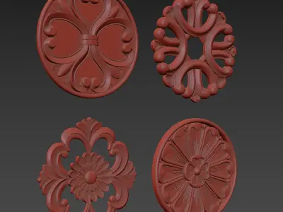 Rosettes 13 3D model