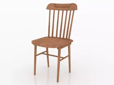 Wooden Chair 3D model