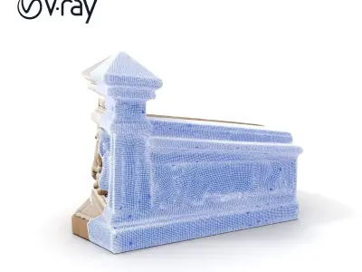 Ancient Relief Frieze Model Pack for Historical Environments Low-poly 3D model