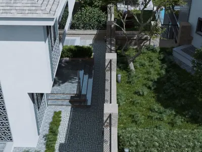 VILLA   - 2 BLOCKS 3D model