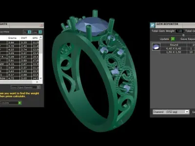 ring code 180 3D print model
