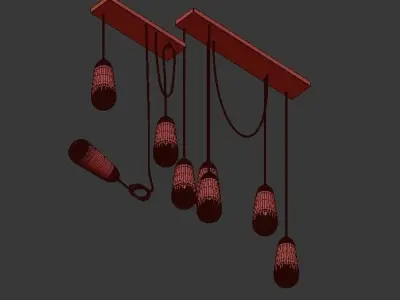 LARIAT SCONCE 5 Apparatus Studio 3D model