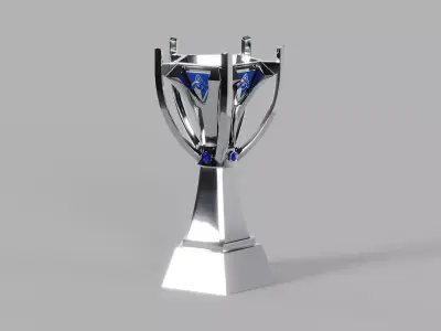 League of Legends World Championship Trophy Summoners Cup 3D model