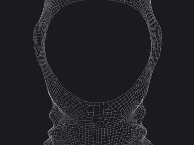 BASIC OPENFACE SKI MASK mv2 highpoly 3D model