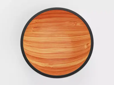 -Bamboo Bowl V5- Low-poly 3D model