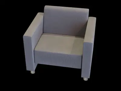 Granada Sofa 02 Low-poly 3D model