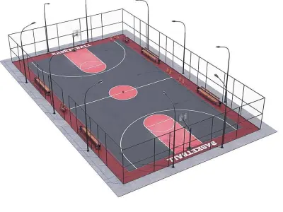 Basketball Court   3D model