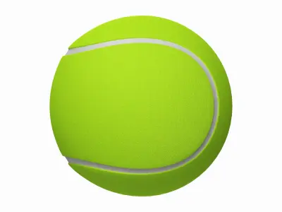 Tennis ball green 3D model