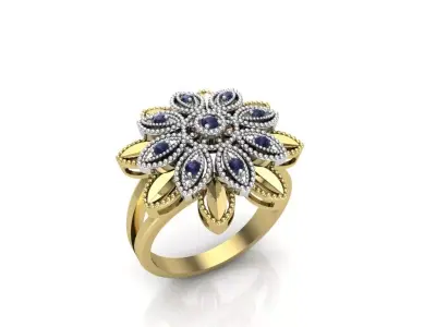 diamond ring 3D print model purchase