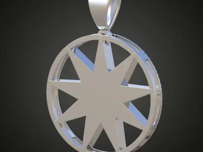 Pendant model 3D 0205 printable model Free 3D print model