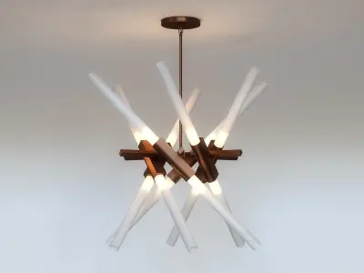 Astral Agnes Chandelier 3D model