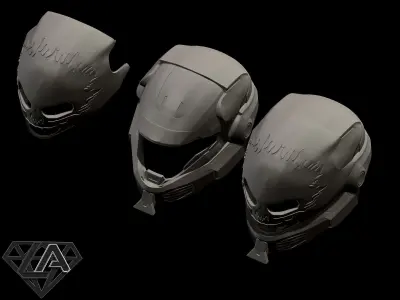 Halo Eva Emile helmet 3D print model