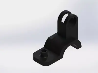Bracket plastic 3D print model