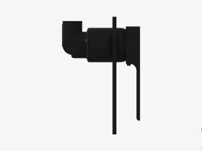 Wall Mixer Tap - Luxury - Glide Low-poly 3D model