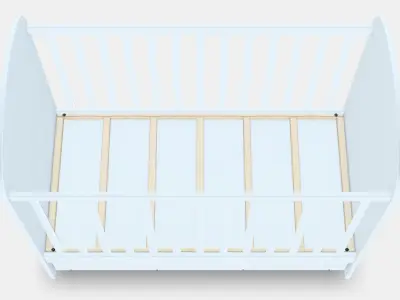 GONATT Cot with drawer 1 Low-poly 3D model