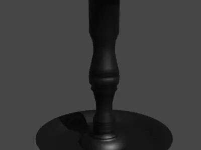 Simple Candle 3D model