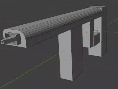 3d gun  3D model