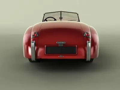 Jaguar XK120 Roadster 3D model