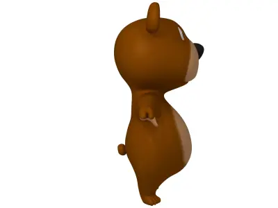Bear Cartoon 3D model