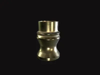 Vase V05 Low-poly 3D model