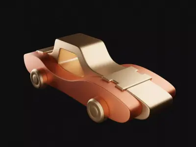 Toy 3D Car 3D print model