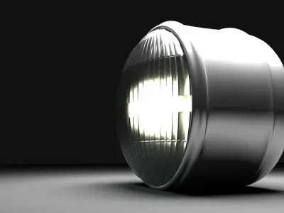 HEADLIGHT OF CAR Low-poly 3D model