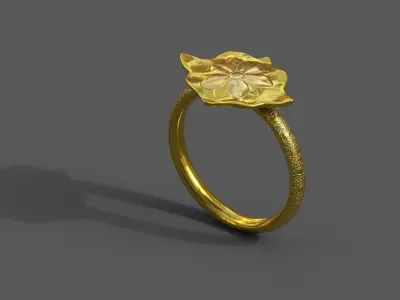 High-Quality 3D Ring Model Pack 4 Low-poly 3D model