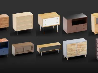 100 Furniture Models Vol 4 3D model