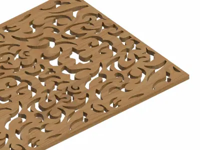 Decorative panel STL 3D model 41