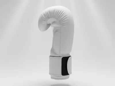 Professional Training Boxing Glove Low-poly 3D model