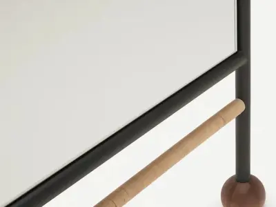 Pierre Mirror Low-poly 3D model