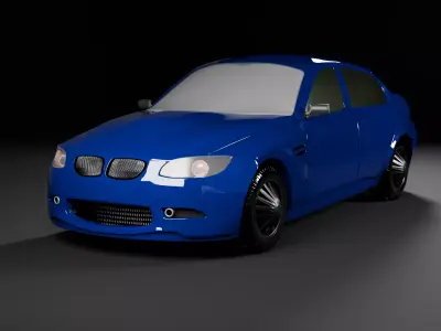 car 3d model 3D model PBR