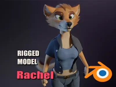 Rachel Anthro Dingo 3D model