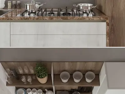 Kitchen Cucine Stosa Infinity 3D model