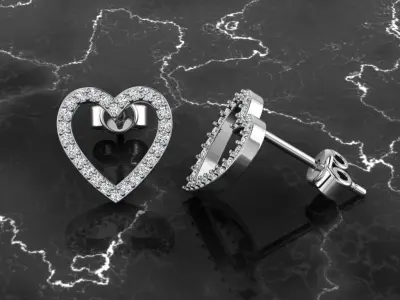 Jewelry Earring 3D print model