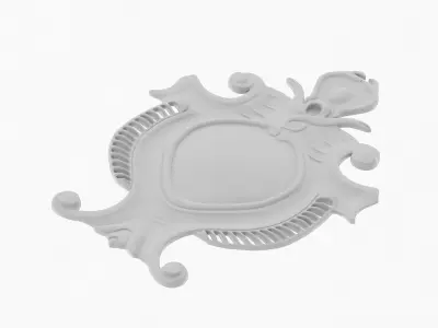Cartouche Ornament 013 3D model
