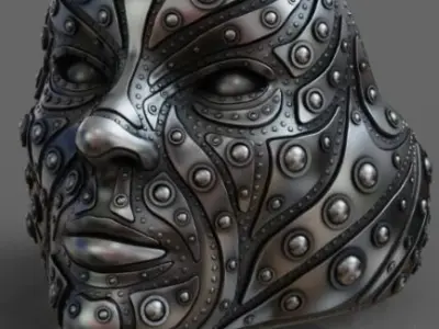 Face Bob Ring 3D print model