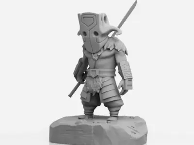 Juggernaut Chibi - DOTA 2 - 3D Print Collection 3D print model