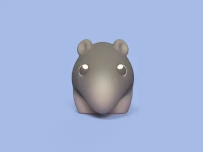 Baby Anteater 3D print model