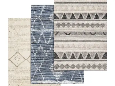 Rug Set 1476 3D model