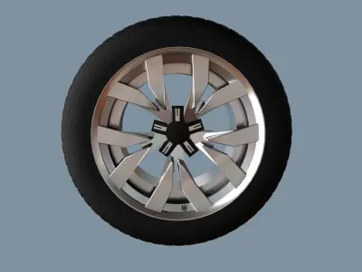 AS rims collection 6 - VW Montero Low-poly 3D model