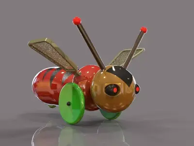 Toys toy bee Free 3D model